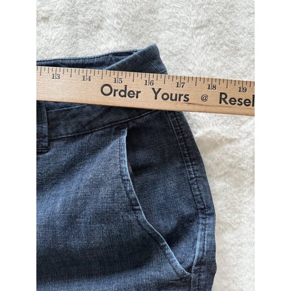 Cold Water Creek Jeans 14 Natural Fit Wide Leg Dark Wash - Picture 8 of 9